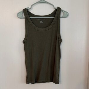 American Eagle Outfitters Dark Green Tank Top